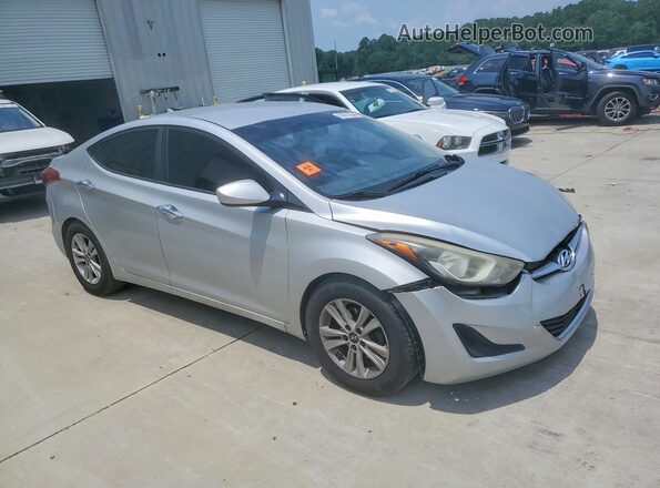 KMHDH4AE2GU483677 2016 HYUNDAI ELANTRA Silver Przód prawy