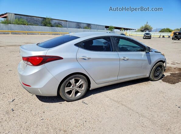 KMHDH4AE2GU505208 2016 HYUNDAI ELANTRA Silver უკანა მარჯვენა