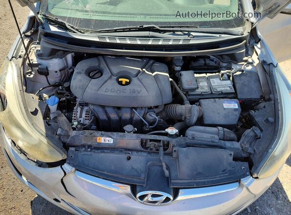 KMHDH4AE2GU505208 2016 HYUNDAI ELANTRA Silver უკანა სალონის ხედი