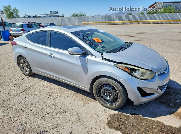 KMHDH4AE2GU505208 2016 HYUNDAI ELANTRA Silver წინა მარჯვენა