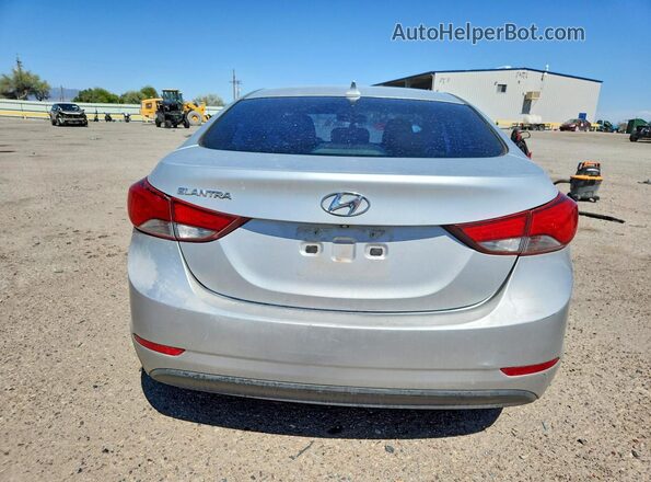 KMHDH4AE2GU505208 2016 HYUNDAI ELANTRA Silver უკანა ხედი