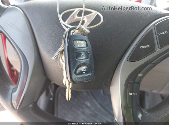 KMHDH4AE2GU511221 2016 HYUNDAI ELANTRA Red Вид панелі приладів