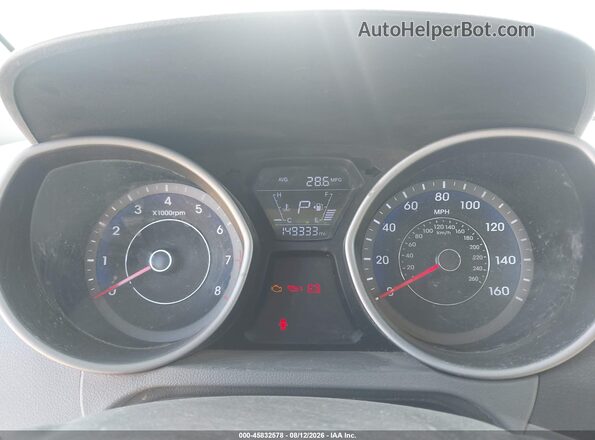 KMHDH4AE2GU511221 2016 HYUNDAI ELANTRA Red Вид задніх сидінь
