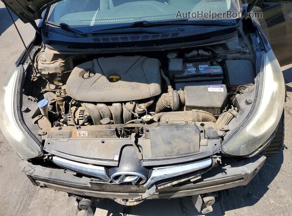 KMHDH4AE3GU531106 2016 HYUNDAI ELANTRA Черный Вид задней части салона