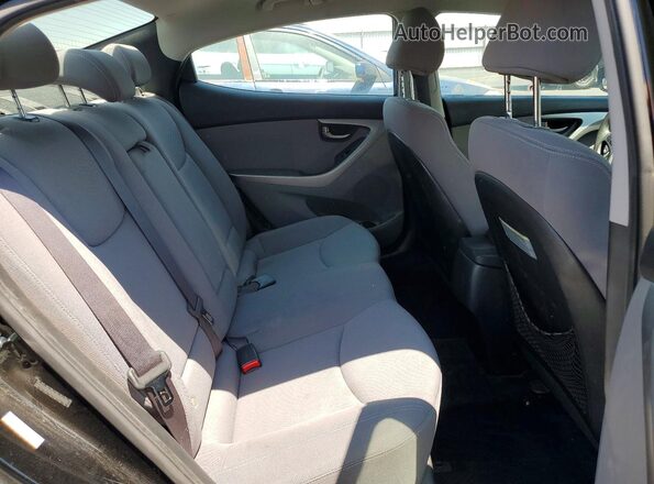 KMHDH4AE3GU531106 2016 HYUNDAI ELANTRA Черный Вид задних сидений