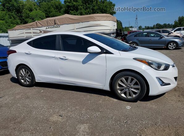 KMHDH4AE3GU569841 2016 HYUNDAI ELANTRA White წინა მარჯვენა
