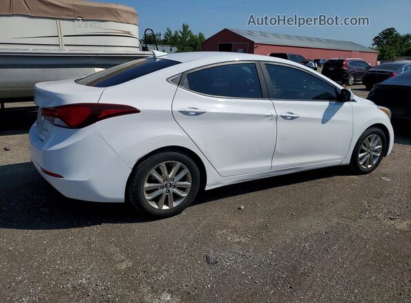 KMHDH4AE3GU569841 2016 HYUNDAI ELANTRA White უკანა მარჯვენა