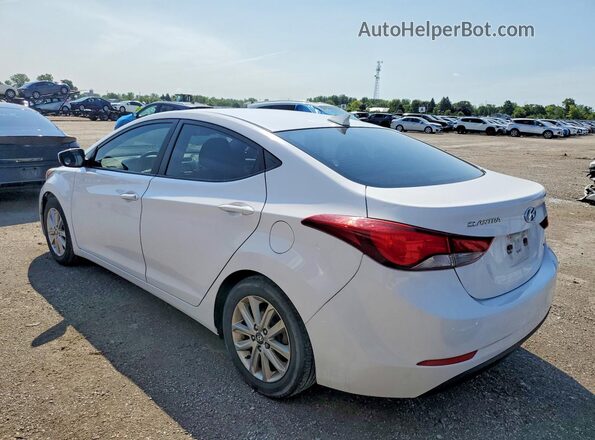 KMHDH4AE3GU569841 2016 HYUNDAI ELANTRA White უკანა მარცხენა