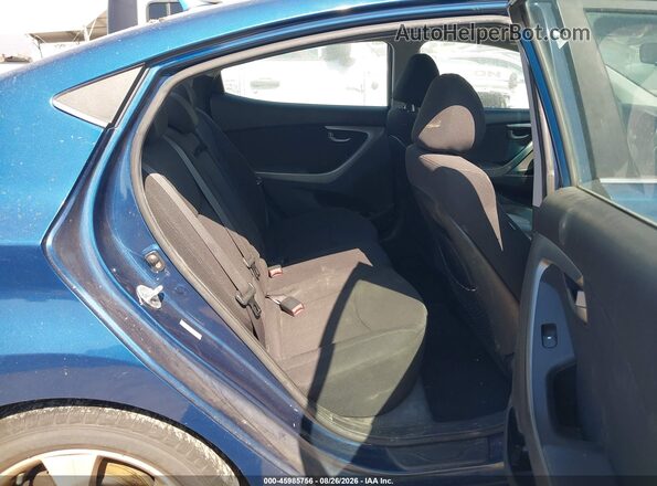 KMHDH4AE4GU491375 2016 HYUNDAI ELANTRA Синий Вид наклейки с VIN-кодом