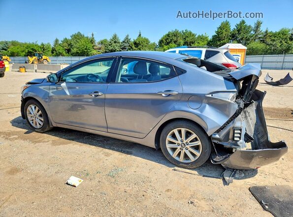 KMHDH4AE4GU567869 2016 HYUNDAI ELANTRA Silver Задня ліва чверть