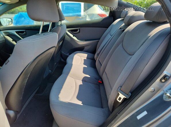 KMHDH4AE4GU567869 2016 HYUNDAI ELANTRA Silver Вид задніх сидінь