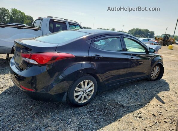 KMHDH4AE4GU587216 2016 HYUNDAI ELANTRA Black Հետևի աջ