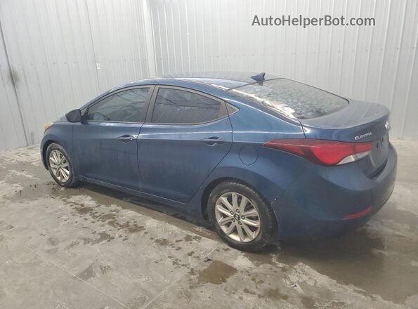 KMHDH4AE5GU478070 2016 HYUNDAI ELANTRA Blue 