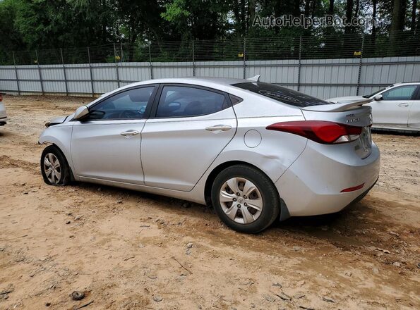 KMHDH4AE5GU481244 2016 HYUNDAI ELANTRA Silver Rear left