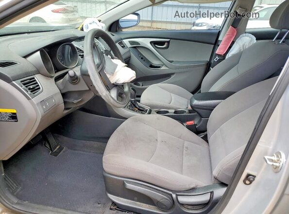 KMHDH4AE5GU481244 2016 HYUNDAI ELANTRA Silver Front interior view