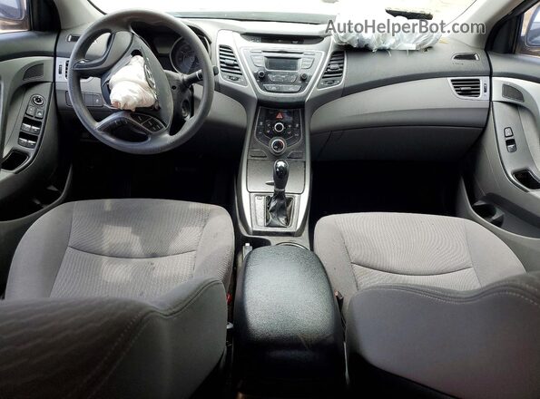 KMHDH4AE5GU481244 2016 HYUNDAI ELANTRA Silver Dashboard view
