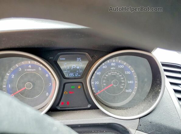KMHDH4AE5GU481244 2016 HYUNDAI ELANTRA Silver Instrument cluster view