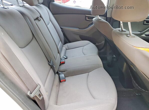 KMHDH4AE5GU481244 2016 HYUNDAI ELANTRA Silver Rear seats view