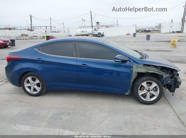 KMHDH4AE5GU491207 2016 HYUNDAI ELANTRA Dark Blue Widok wnętrza 360 stopni
