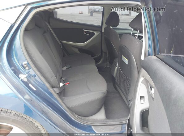 KMHDH4AE5GU491207 2016 HYUNDAI ELANTRA Dark Blue Widok naklejki z numerem VIN