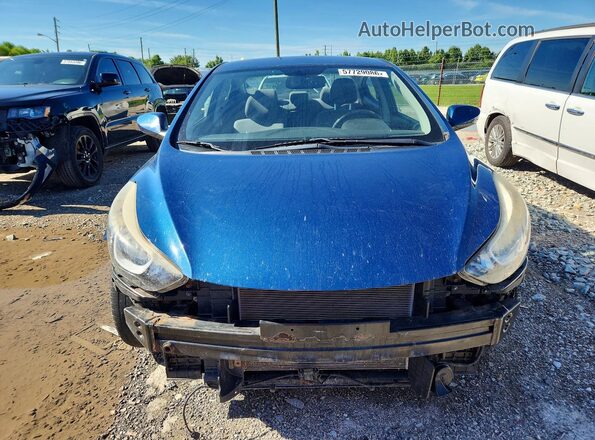 KMHDH4AE5GU517952 2016 HYUNDAI ELANTRA Blue Vista frontal