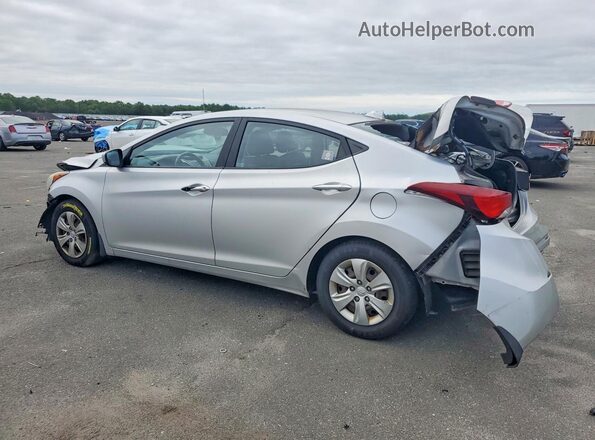 KMHDH4AE5GU544228 2016 HYUNDAI ELANTRA Серебряный Задняя левая четверть