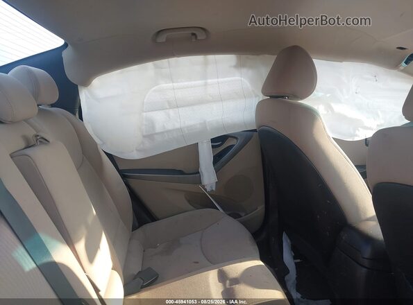 KMHDH4AE5GU557657 2016 HYUNDAI ELANTRA Blue Vista de la etiqueta del VIN