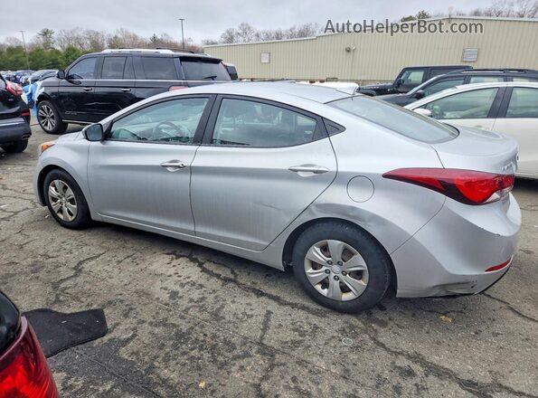 KMHDH4AE5GU576046 2016 HYUNDAI ELANTRA Silver Հետևի ձախ
