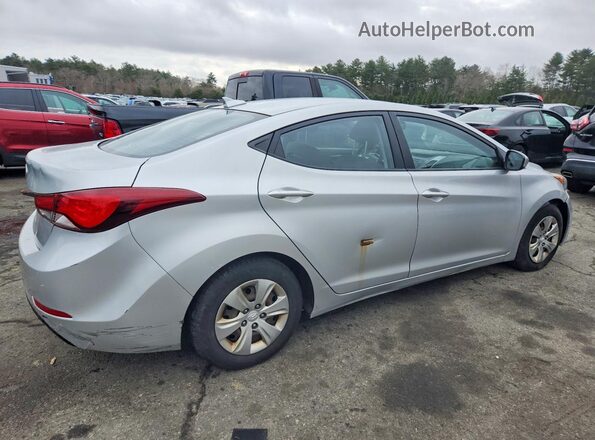 KMHDH4AE5GU576046 2016 HYUNDAI ELANTRA Silver Հետևի աջ