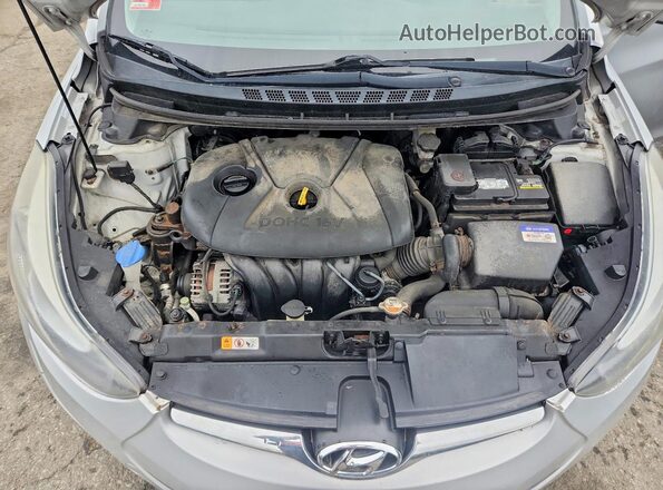 KMHDH4AE5GU576046 2016 HYUNDAI ELANTRA Silver Սալոնի հետևի տեսք