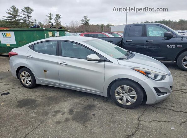 KMHDH4AE5GU576046 2016 HYUNDAI ELANTRA Silver Առջևի աջ