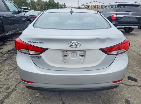 KMHDH4AE5GU576046 2016 HYUNDAI ELANTRA Silver Հետևի տեսք