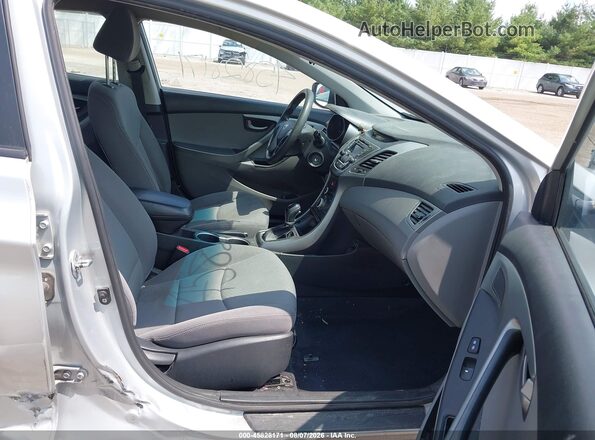 KMHDH4AE5GU581649 2016 HYUNDAI ELANTRA Silver წინა სალონის ხედი