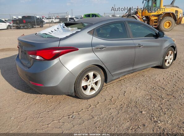KMHDH4AE5GU604413 2016 HYUNDAI ELANTRA Silver Tył prawy