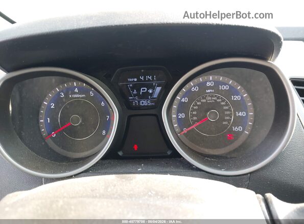 KMHDH4AE5GU604413 2016 HYUNDAI ELANTRA Silver Widok tylnych siedzeń