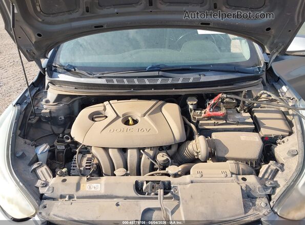 KMHDH4AE5GU604413 2016 HYUNDAI ELANTRA Silver Widok z tyłu