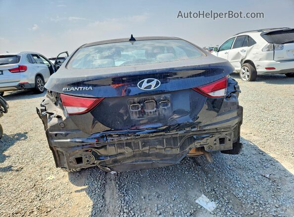 KMHDH4AE5GU618795 2016 HYUNDAI ELANTRA Black Հետևի տեսք
