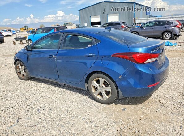 KMHDH4AE6GU567131 2016 HYUNDAI ELANTRA Blue Tył prawy