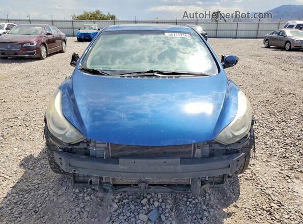 KMHDH4AE6GU567131 2016 HYUNDAI ELANTRA Blue Widok deski rozdzielczej