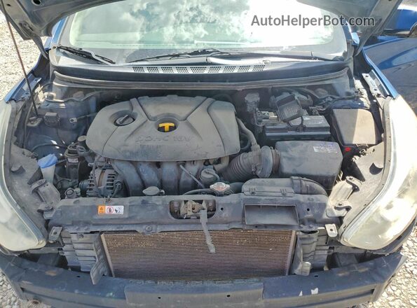 KMHDH4AE6GU567131 2016 HYUNDAI ELANTRA Blue 