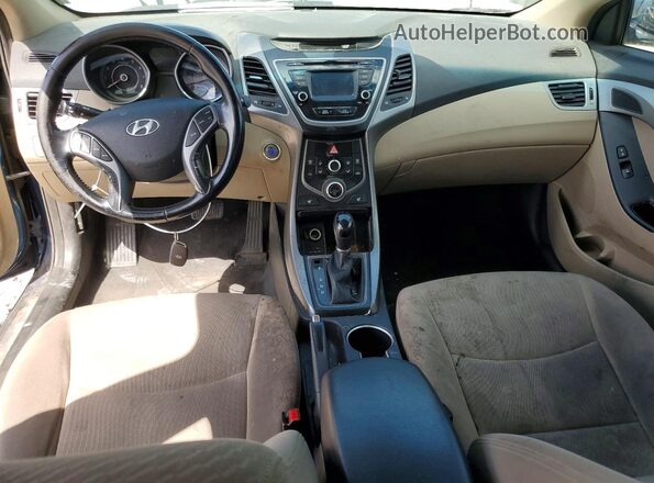 KMHDH4AE6GU567131 2016 HYUNDAI ELANTRA Blue Widok wnętrza 360 stopni