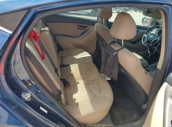 KMHDH4AE6GU567131 2016 HYUNDAI ELANTRA Blue 