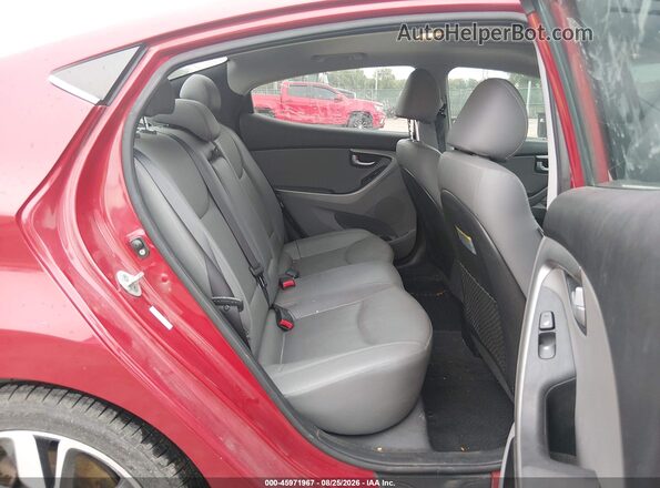 KMHDH4AE6GU621396 2016 HYUNDAI ELANTRA Red Vista de la etiqueta del VIN