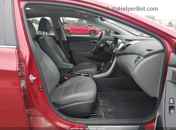KMHDH4AE6GU621396 2016 HYUNDAI ELANTRA Red Vista interior delantera