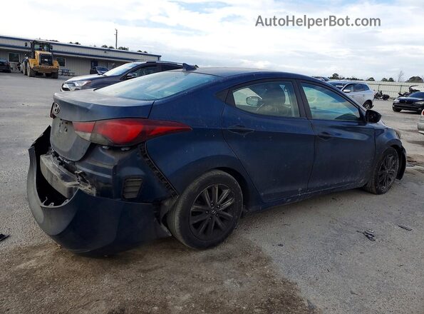 KMHDH4AE7GU480631 2016 HYUNDAI ELANTRA Blue Trasero derecho