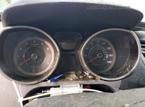 KMHDH4AE7GU480631 2016 HYUNDAI ELANTRA Blue Vista del cuadro de instrumentos