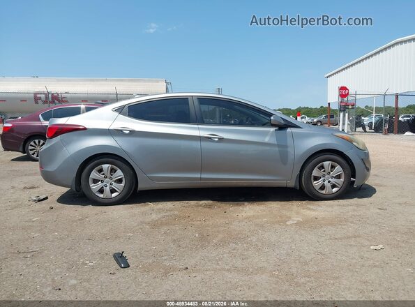 KMHDH4AE7GU511151 2016 HYUNDAI ELANTRA Silver Вид задньої частини салону
