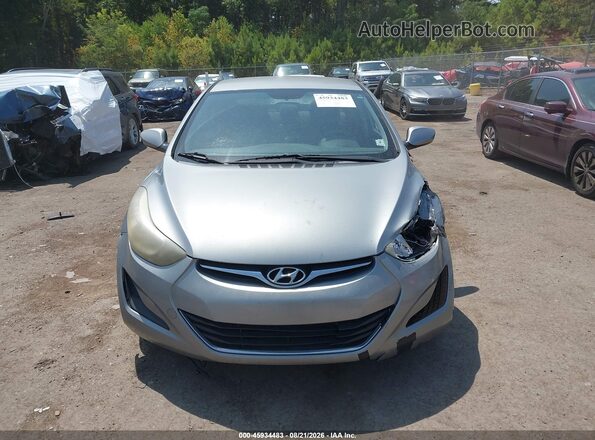 KMHDH4AE7GU511151 2016 HYUNDAI ELANTRA Silver Вид щитка приладів