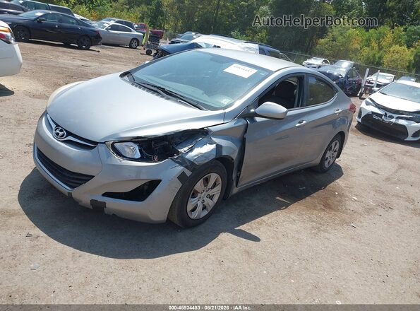 KMHDH4AE7GU511151 2016 HYUNDAI ELANTRA Silver Передня ліва чверть