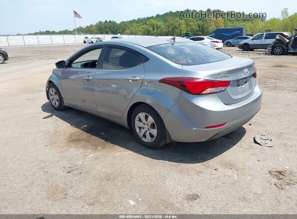 KMHDH4AE7GU511151 2016 HYUNDAI ELANTRA Silver Задня ліва чверть